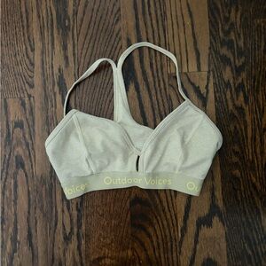 Outdoor Voices Women's Tan Sports Bra